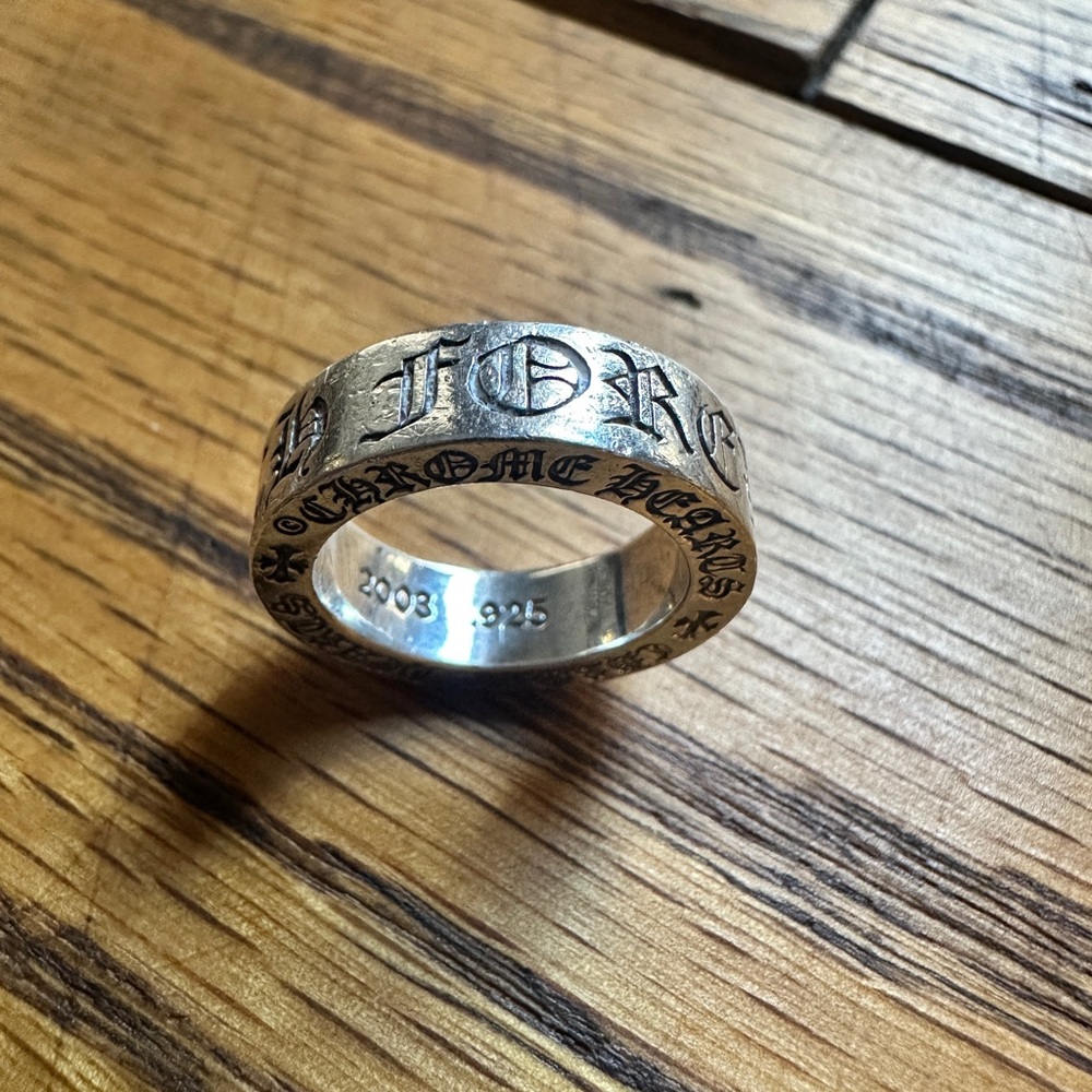 Chrome Hearts Forever 925 Silver Ring sz 5